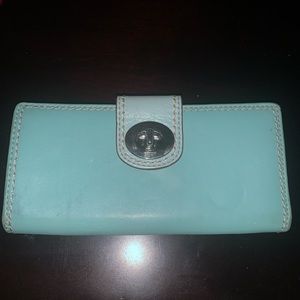 Coach Teal Large Wallet